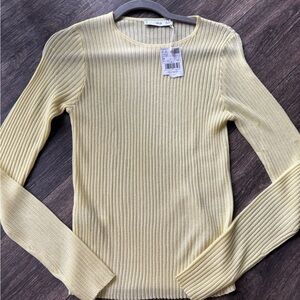 MANGO Ribbed Sweater